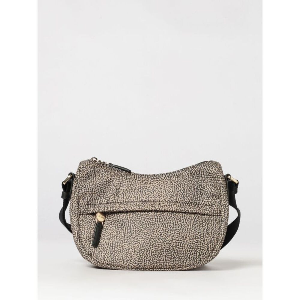 Borbonese Women Luna Polka Dot Recycled Nylon Borbonese Crossbody Bag